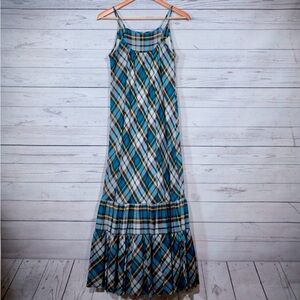 GAP Small plaid drop waist dress *EUC